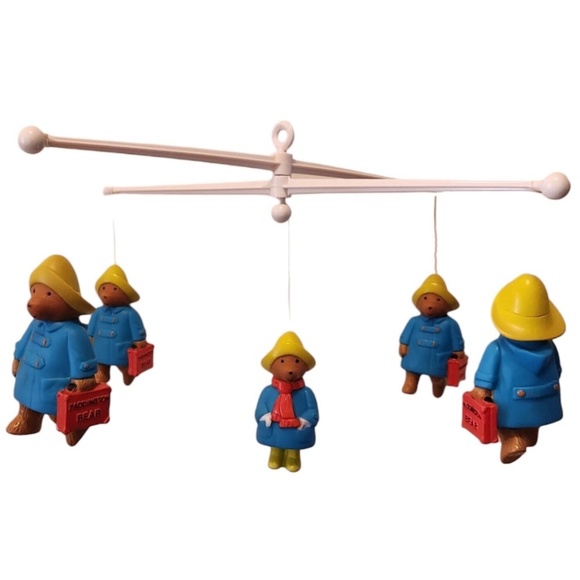 Eden Toys Toys Vintage Eden Toys Musical Paddington Bear Baby Crib